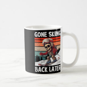 Taza De Café Niños Esquiando Se Fueron Esquiando Ck Más Tarde D