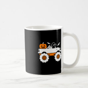 Taza De Café Niños Fantasma Calabaza Monstruo Camión Lazy Hallo