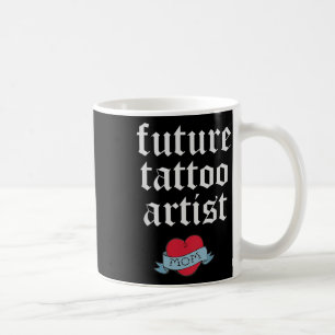 Taza De Café Niños Futuro Artista de Tatuajes Niños Pequeña Mad
