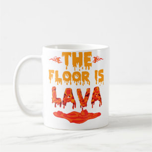 Taza De Café Niños Geniales El Piso Es Lava Para Niños y Niñas