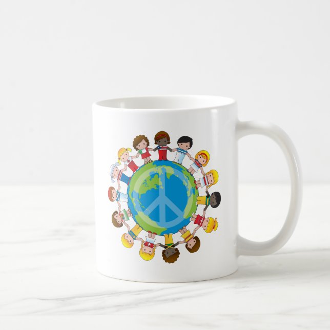 Taza De Café Niños globales (Derecha)