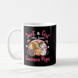 Taza De Café Niños Guinea Cerdo un Chica que ama a los cerdos d