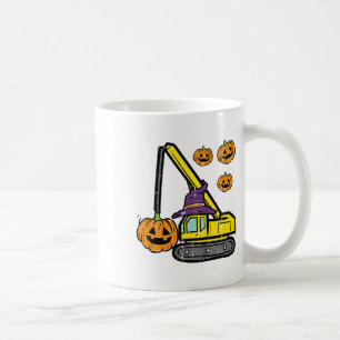 Taza De Café Niños Halloween Crane Construcción Crucero Vestido