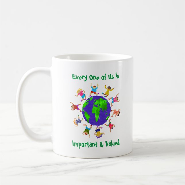 Taza De Café Niños importantes y valiosos (Izquierda)