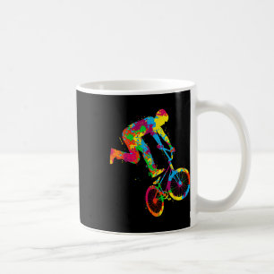 Taza De Café Niños Jinetes De Acrobacias En Bicicleta Bmx 