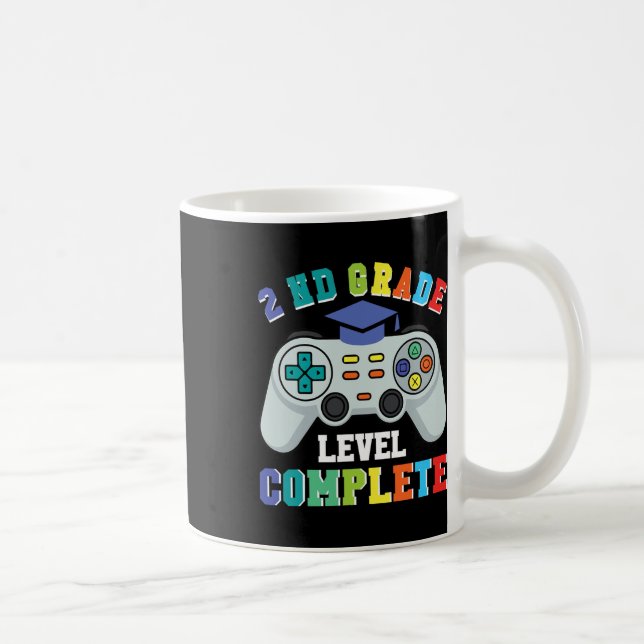 Taza De Café Niños Jugadores De 2º Grado - Nivel Completado De  (Derecha)