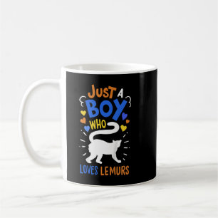 Taza De Café Niños Lemur Para Niños O Chicas Cute Regalo De Lem