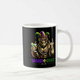 Taza De Café Niños Mardi Gras Bigfoot Rock Sasquatch