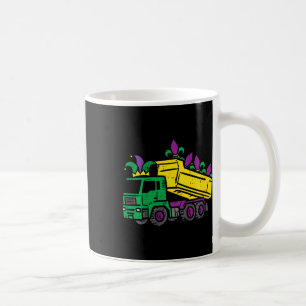 Taza De Café Niños Mardi Gras Dump Camión De Construcción Cután