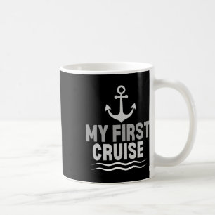 Taza De Café Niños Mi Primer Crucero Ancla Vacaciones Crucero
