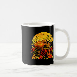Taza De Café Niños Monster Camión Halloween Jack O Lantern Boys