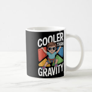 Taza De Café Niños Niño Bouldering Más Cool Que La Gravedad Roc
