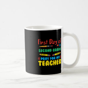 Taza De Café Niños Primer Día Segundo Grado 2 Recen Divertido S