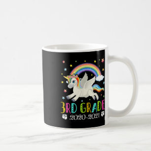 Taza De Café Niños Tercer Grado 2020 Cuarentena Lindo Unicornio