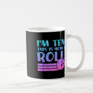 Taza De Café Niños y Chicas del décimo aniversario de regalo de