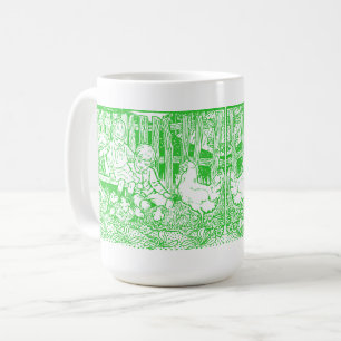 Taza De Café Niños y niñas de la era victoriana