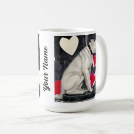 Taza De Café Nipper, El El día de San Valentín Perro RCA Mug