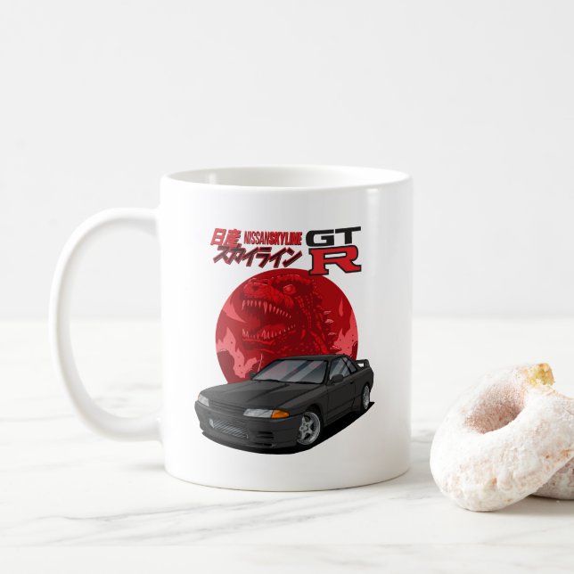 Taza De Café Nissan Skyline R32 GTR (Con donut)
