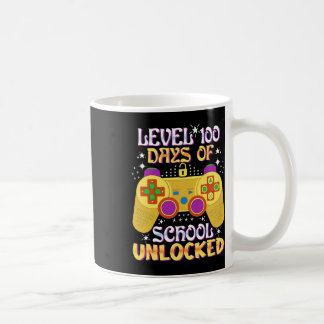 Taza De Café Nivel 100 Días De Escuela Desbloqueados Diversión