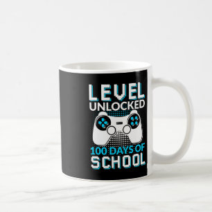 Taza De Café Nivel 100 Días De Escuela Desbloqueados Jugador Ne