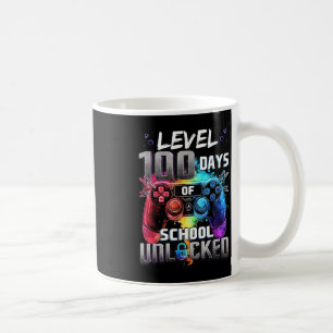 Taza De Café Nivel 100 Días de Escuela Niños desbloqueados 100 