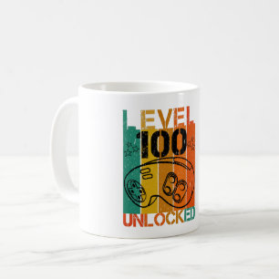 TAZA DE CAFÉ NIVEL 100 JUEGO DIVERTIDO DESBLOQUEADO 100 CUMPLEA