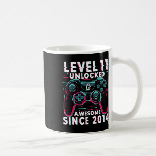 Taza De Café Nivel 11 Desbloqueado Videojuego Cumpleaños 11 Jug