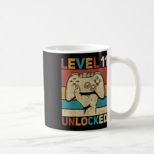 Taza De Café Nivel 11 Desbloqueados 11 años de edad Ropa de fie