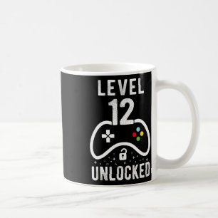 Taza De Café Nivel 12 Videojuego desbloqueado 12º regalo de cum