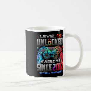 Taza De Café Nivel 13 Desbloqueado Increíble Desde el Cumpleaño