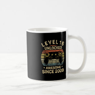 Taza De Café Nivel 16 Desbloqueado Cumpleaños 16 Años Regalos P