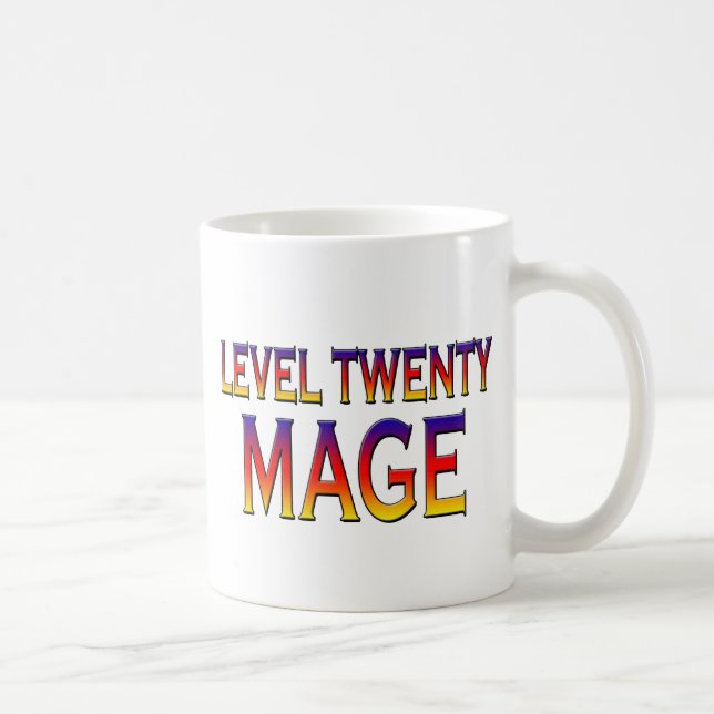 Taza De Café Nivel 20 Mage (Derecha)