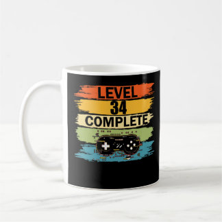 Taza De Café Nivel 34 Vintage completo