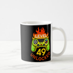 Taza De Café Nivel 49 Desbloqueado Videojugador Nacido En 1972