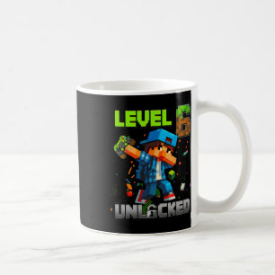Taza De Café Nivel 6 Desbloqueado Cumpleaños Divertido Niño Jug
