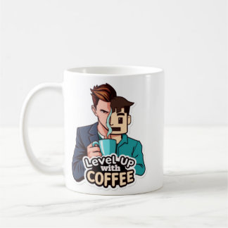 Taza De Café Nivel arriba con café (hombre)