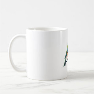 Taza De Café Nivel de Aves: Obsesionados - Coloridos controles 
