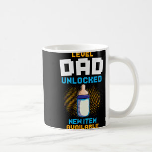 Taza De Café Nivel de papá desbloqueado Anuncio de embarazo Gam