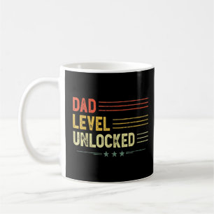Taza De Café Nivel de Papá Desbloqueado Nuevo Padre Embarazo An