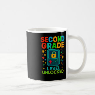 Taza De Café Nivel de segundo grado desbloqueado Gamer Ck para