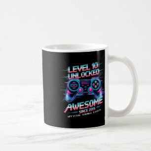 Taza De Café Nivel oficial de dos dígitos nivel 10 desbloqueado