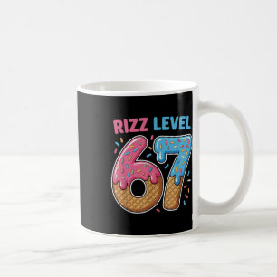 Taza De Café Nivel Rizz 67 Slang Alfa Gen 67º Número Helado Cre