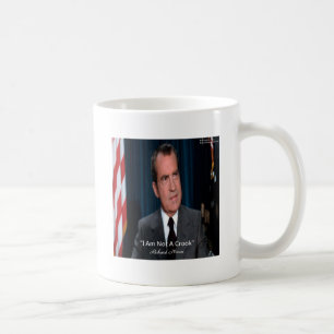 Taza De Café Nixon & No soy un ladrón cita
