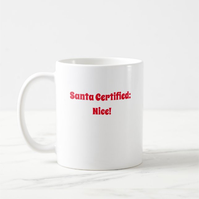 Taza De Café Niza certificada por Santa (Izquierda)