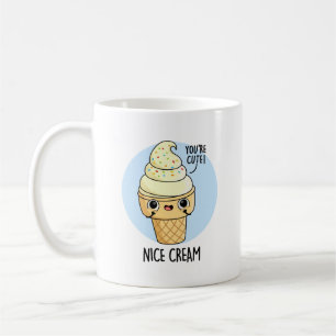 Taza De Café Niza Crema Graciosa Ice Cream Pun