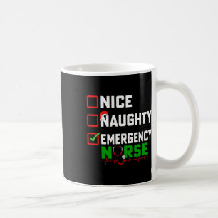 Taza De Café Niza Enferma De Emergencia Noche Er Enfermería Chr