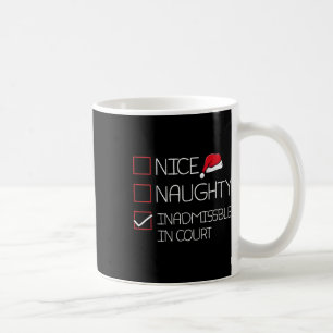 Taza De Café Niza Inadmisible En La Corte Navidades Pajam