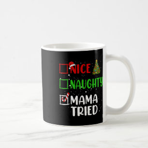 Taza De Café Niza mala mamá juzgada Navidades lista navidad