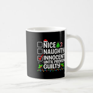 Taza De Café Niza traviesa Inocente Hasta Que Se Demuestre La G