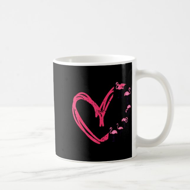 Taza De Café Nk Animal Valentines Day Gift Flamingo  (Derecha)